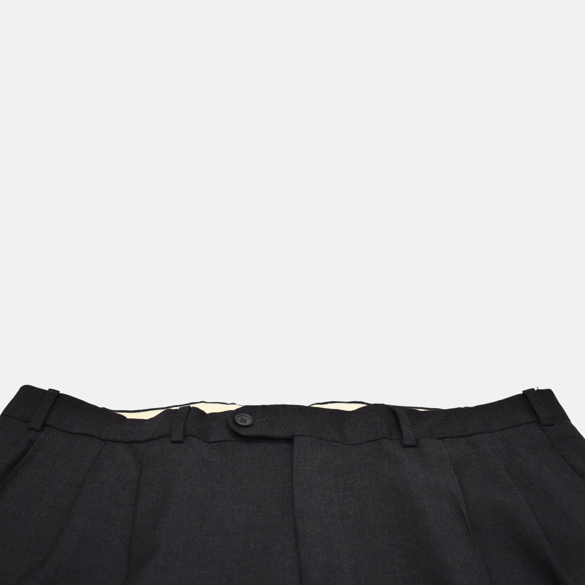 Anthracite Trousers made of Wool (EU 54)