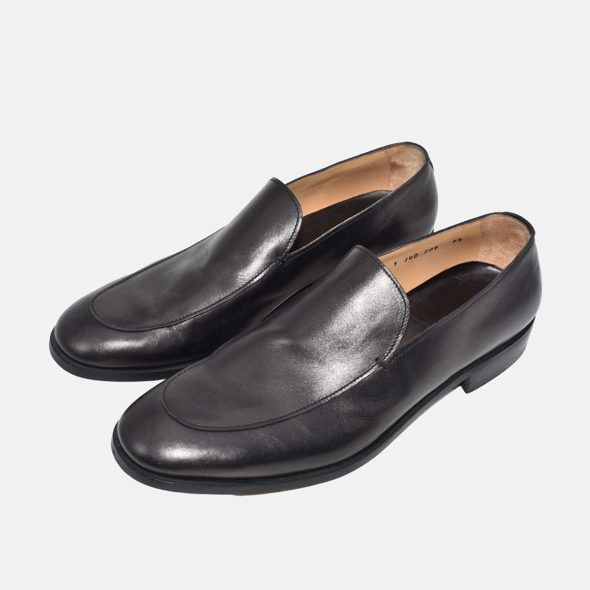 Black Shoes made of Leather (EU 43.5)