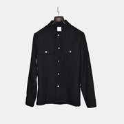 Black Overshirt made of Wool/Polyester (M)