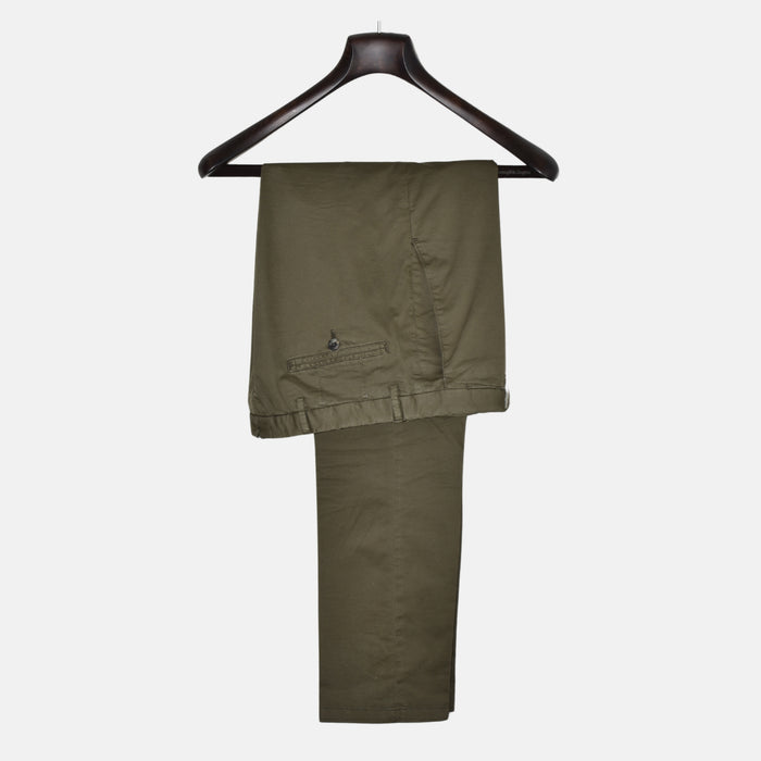 Dark Khaki Chino Pants made of Cotton (EU 46)