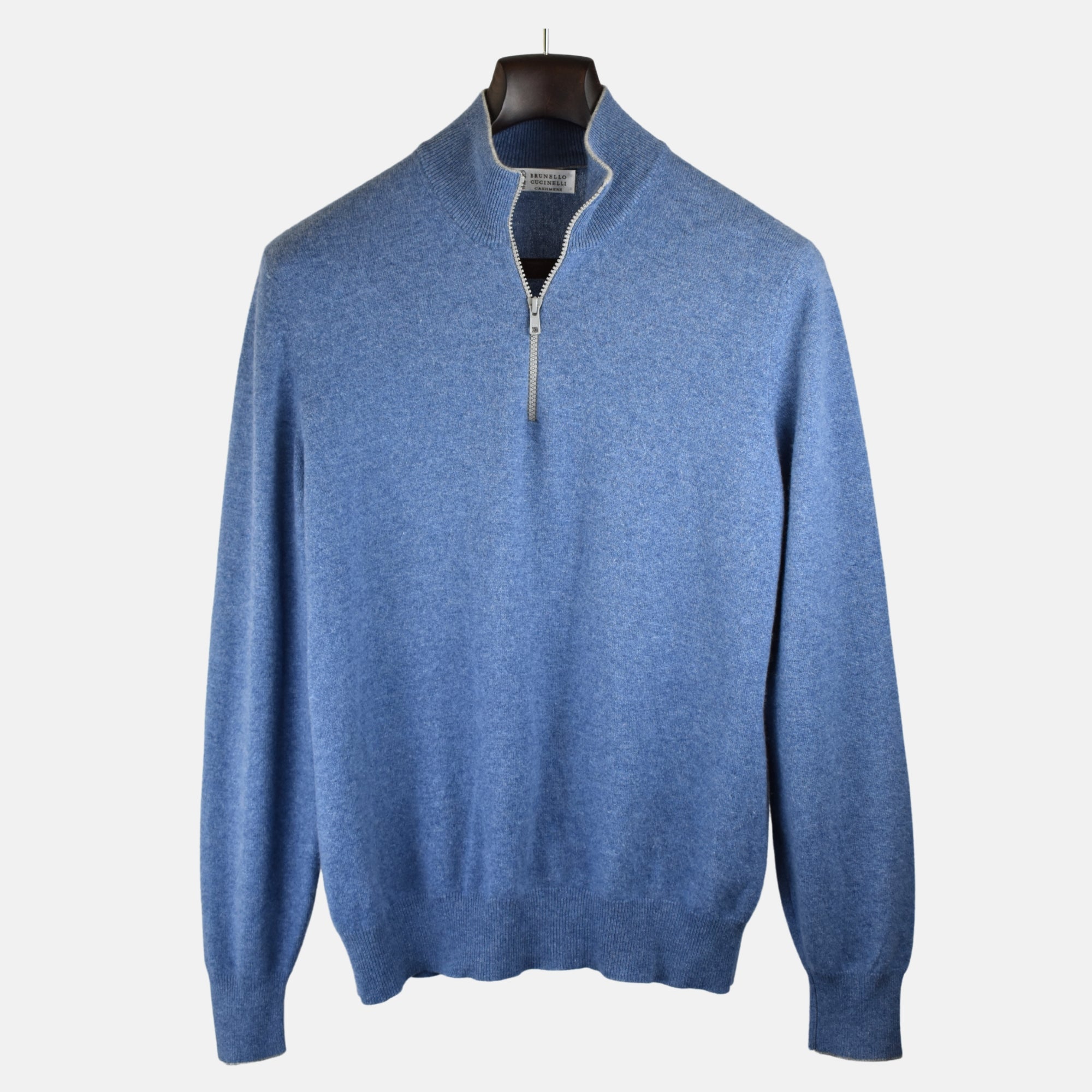 Blue Pullover made of Cashmere (M)