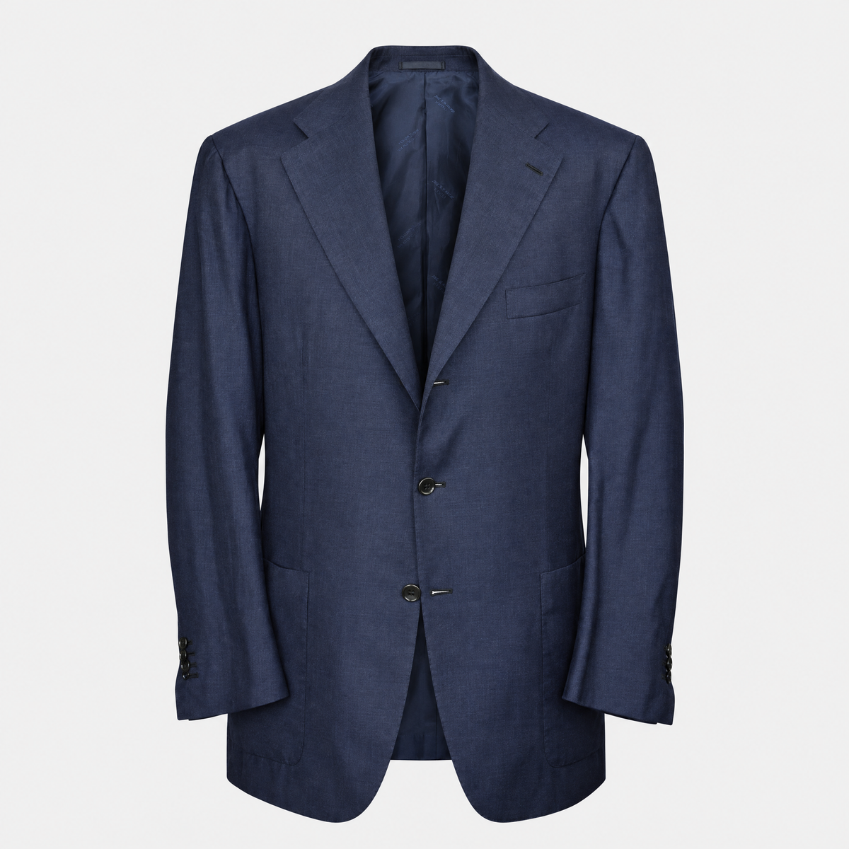 Navy Blue Silk/Linen Blazer