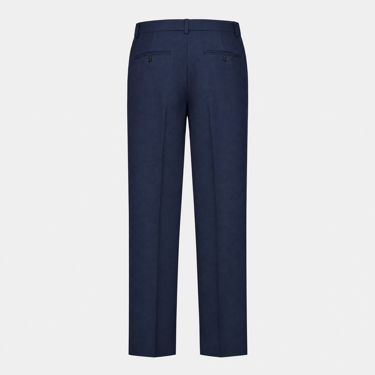 Navy Virgin Wool Trousers