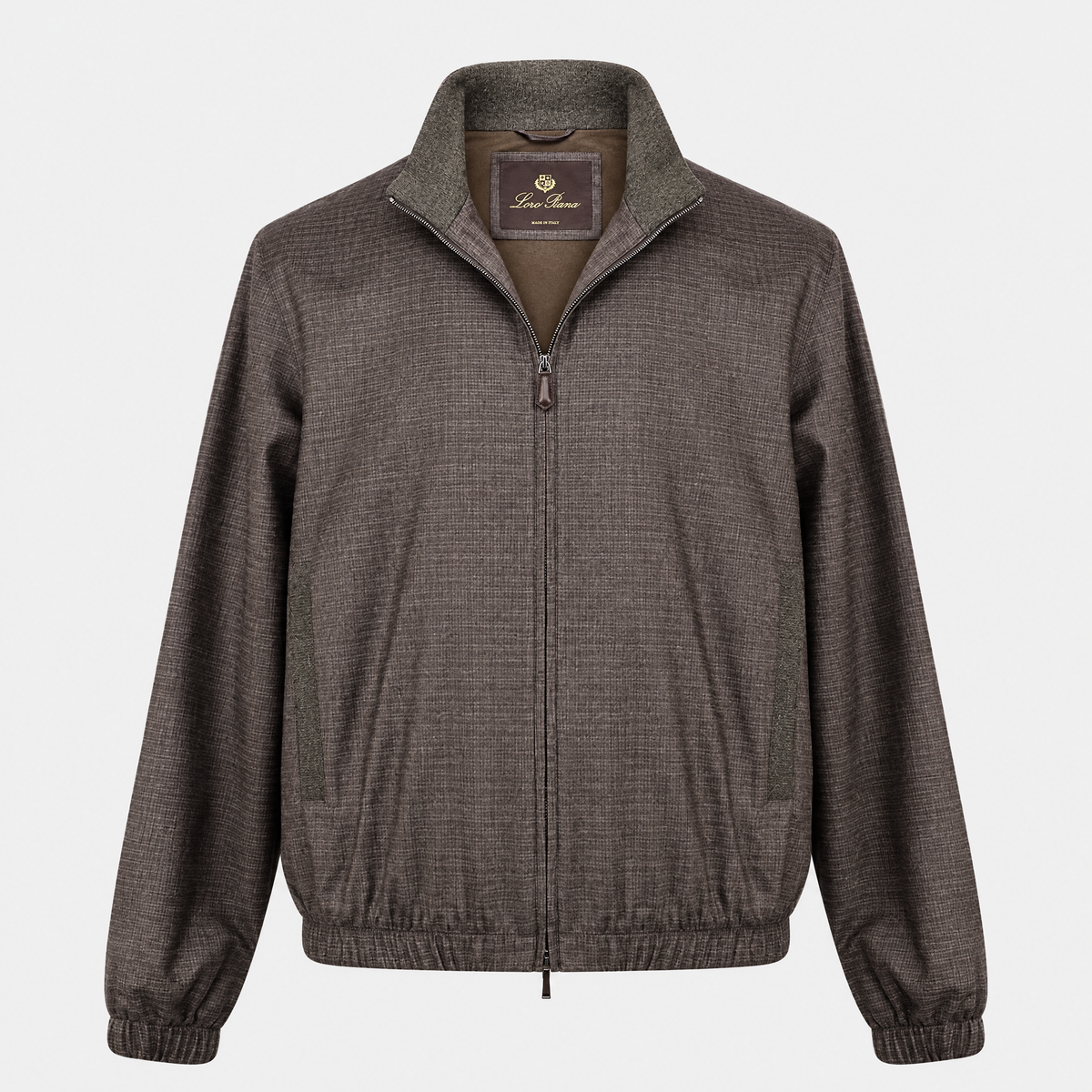Brown Cashmere Award Bomber
