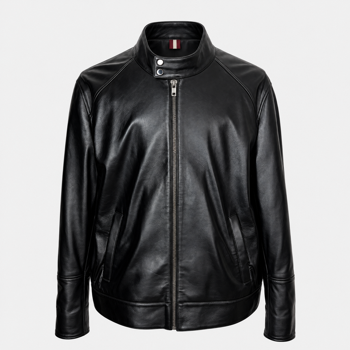 Black Leather Biker Jacket