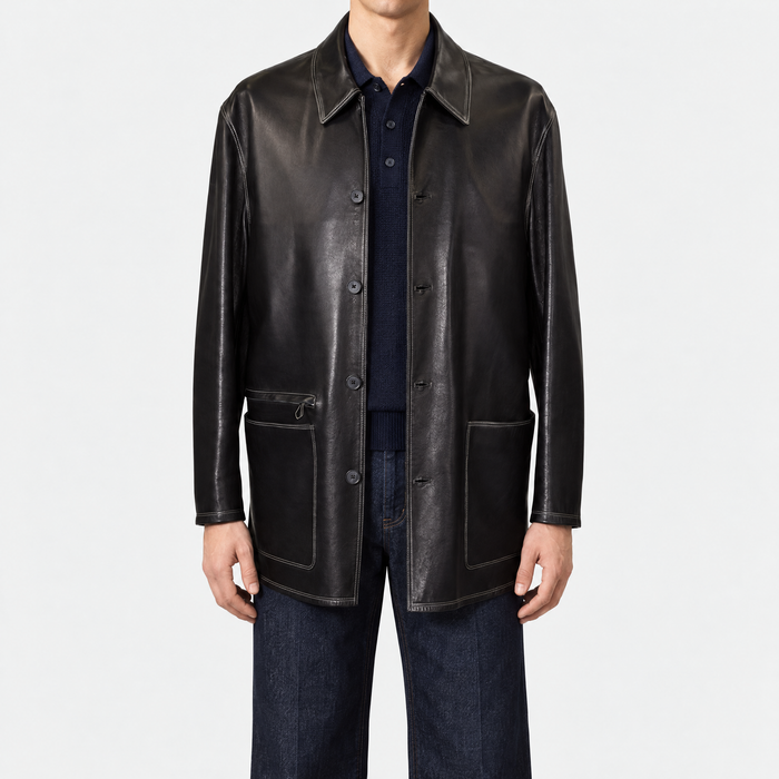 Dark Brown Leather Jacket
