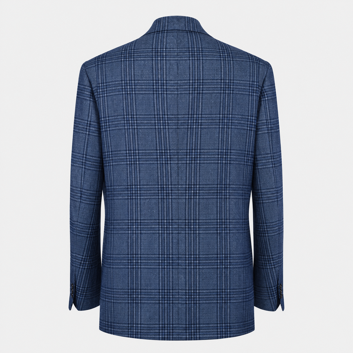 Ing Loro Piana Blue Checked Blazer Cashmere