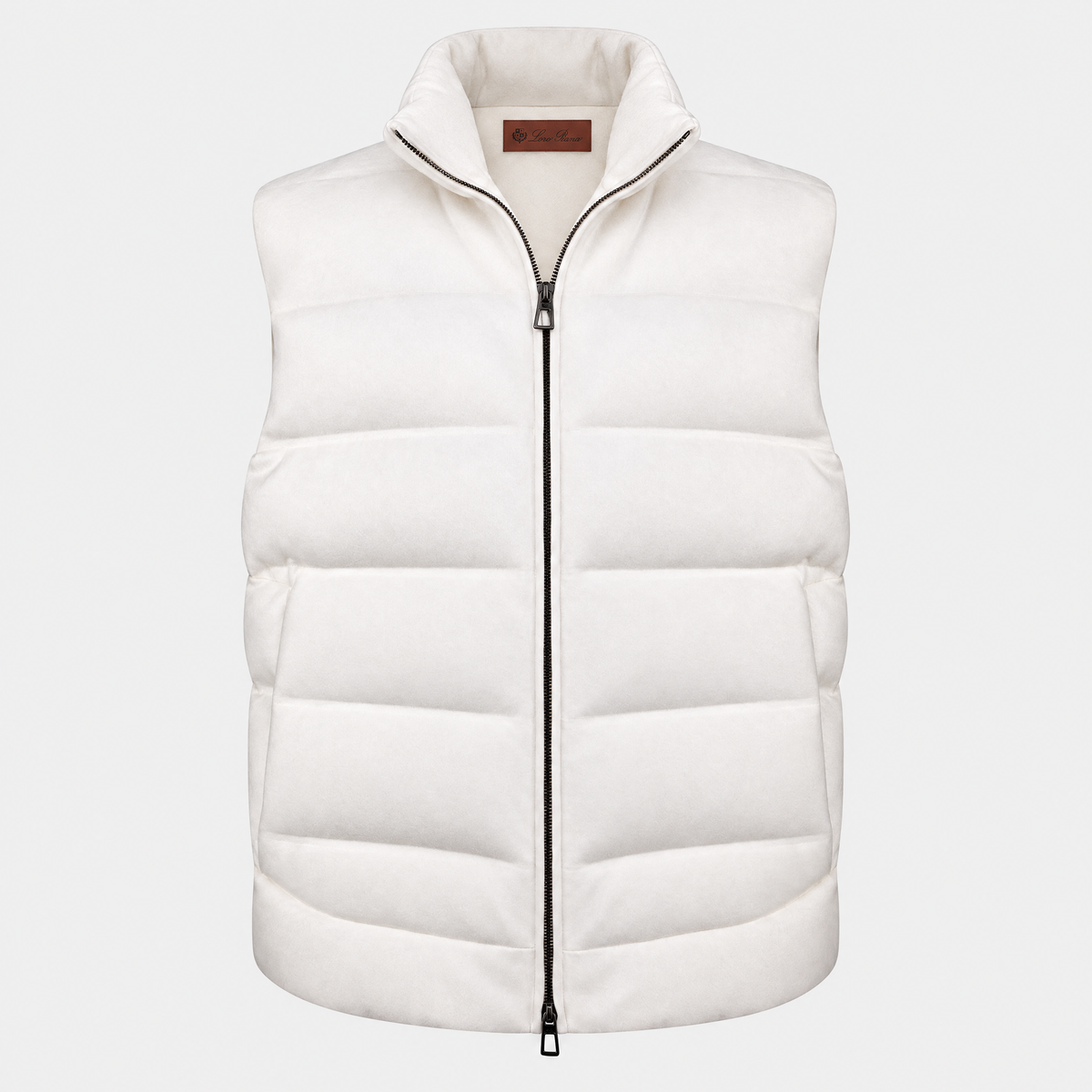 White Cashmere Down Gilet