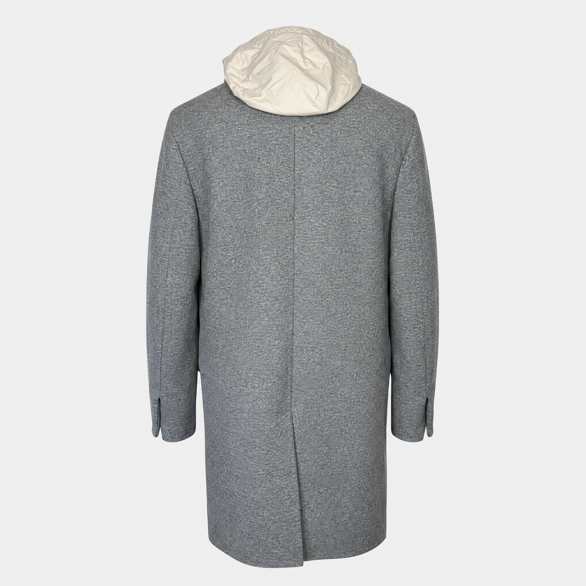 Jerseywear Coat Grey Detachable Hood
