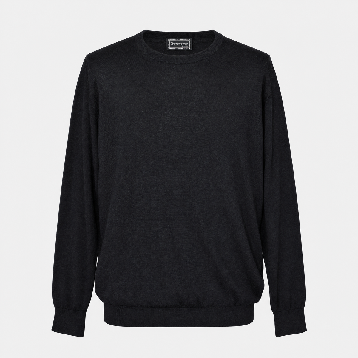 Black Cashmere/Silk/Wool Sweater (EU 56)