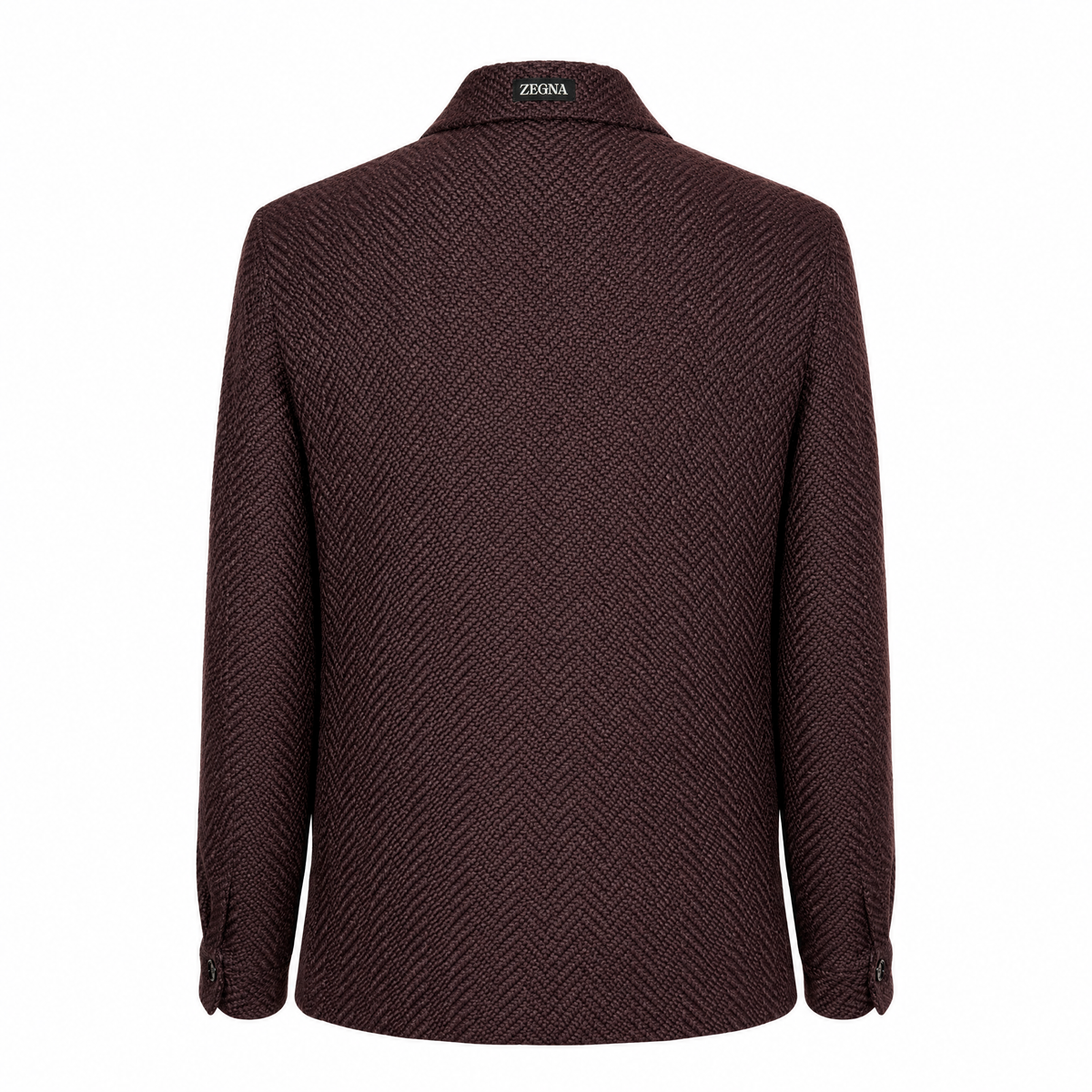 Burgundy Brown Alpaca Chore Jacket