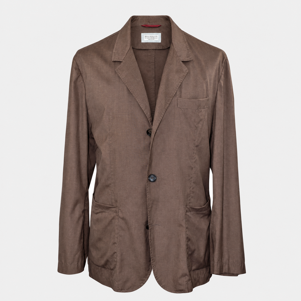 Brown Virgin Wool / Silk Blazer
