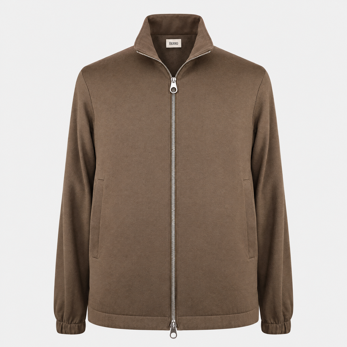 Acorn Brown Cashmere Bomber