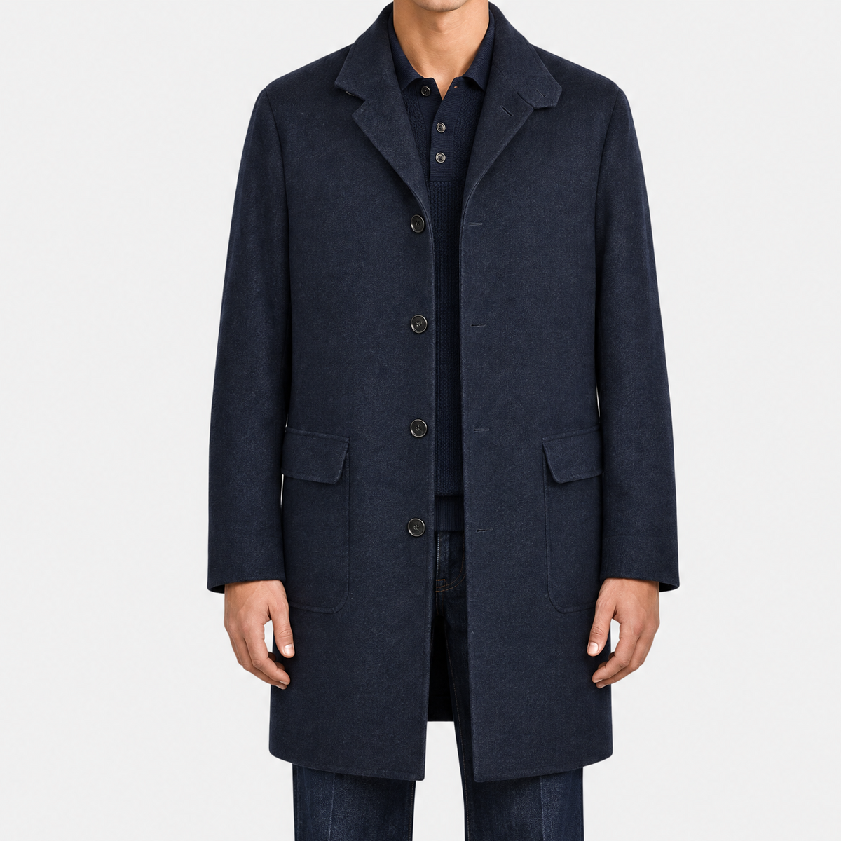 Novalis Jersey Blue Coat Cashmere