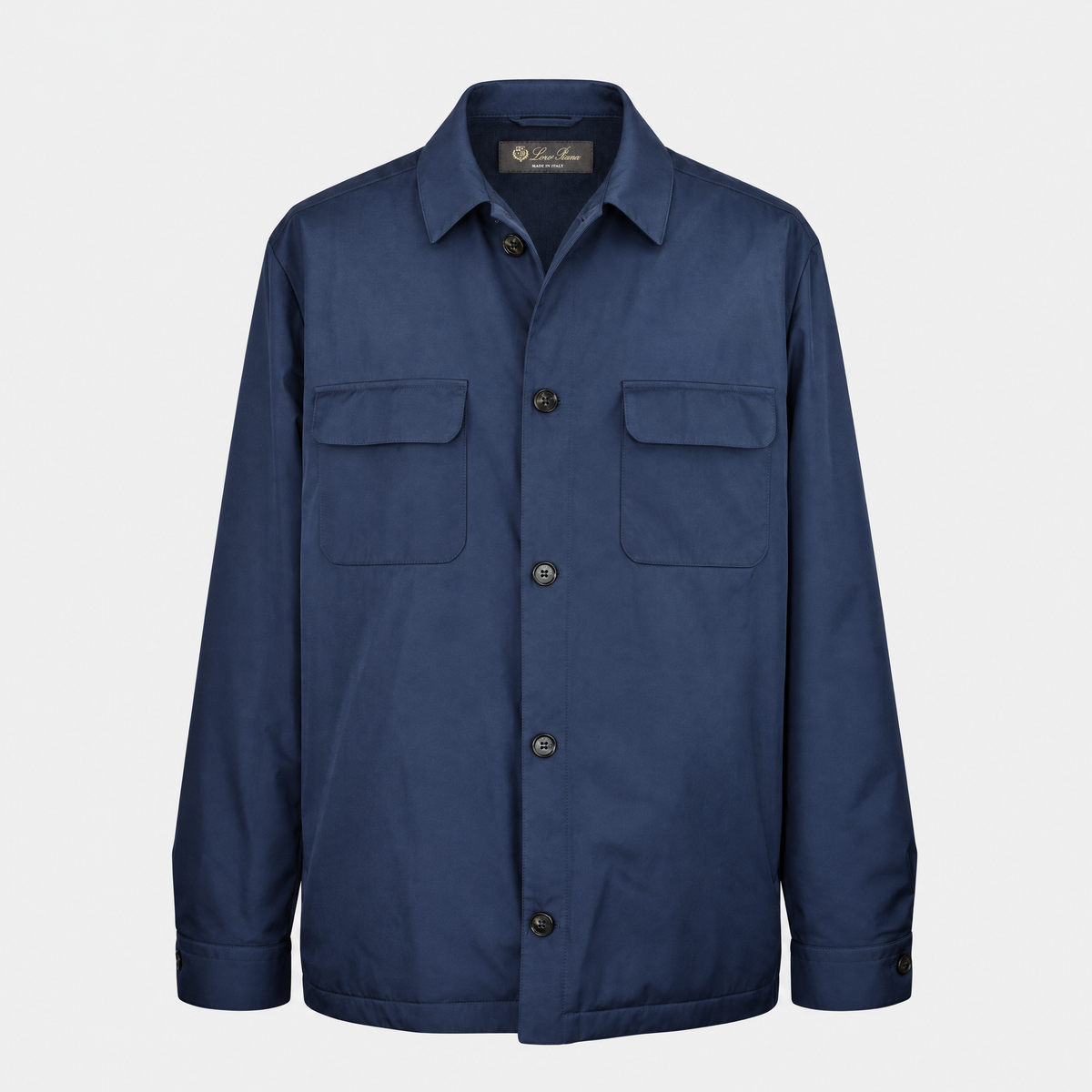 Navy Storm System Overshirt Jacket