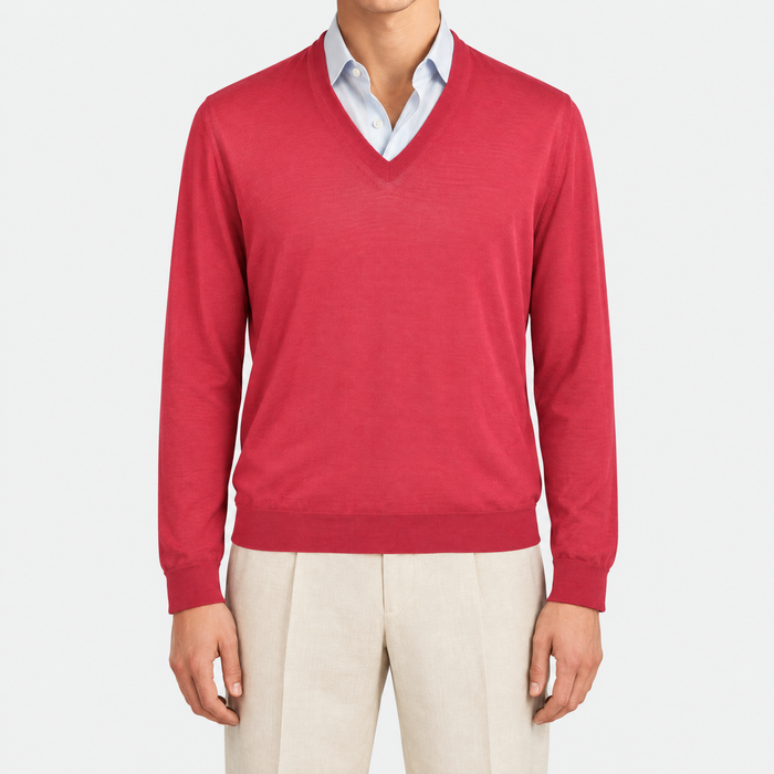 Fuchsia Sweater Silk