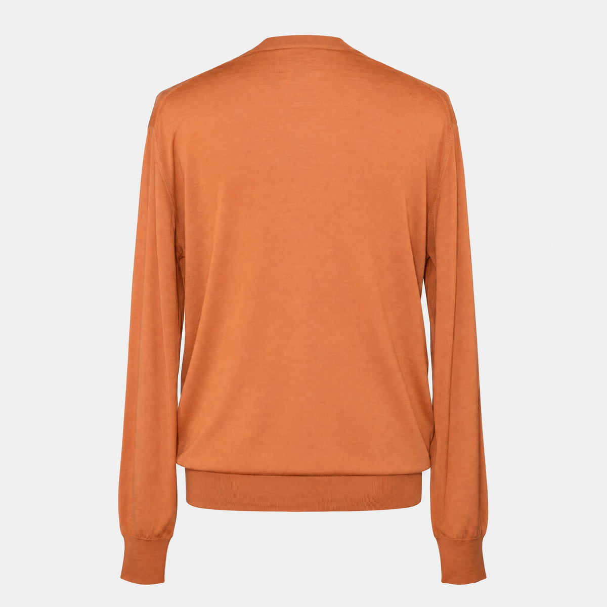 Orange Merino Wool Sweater