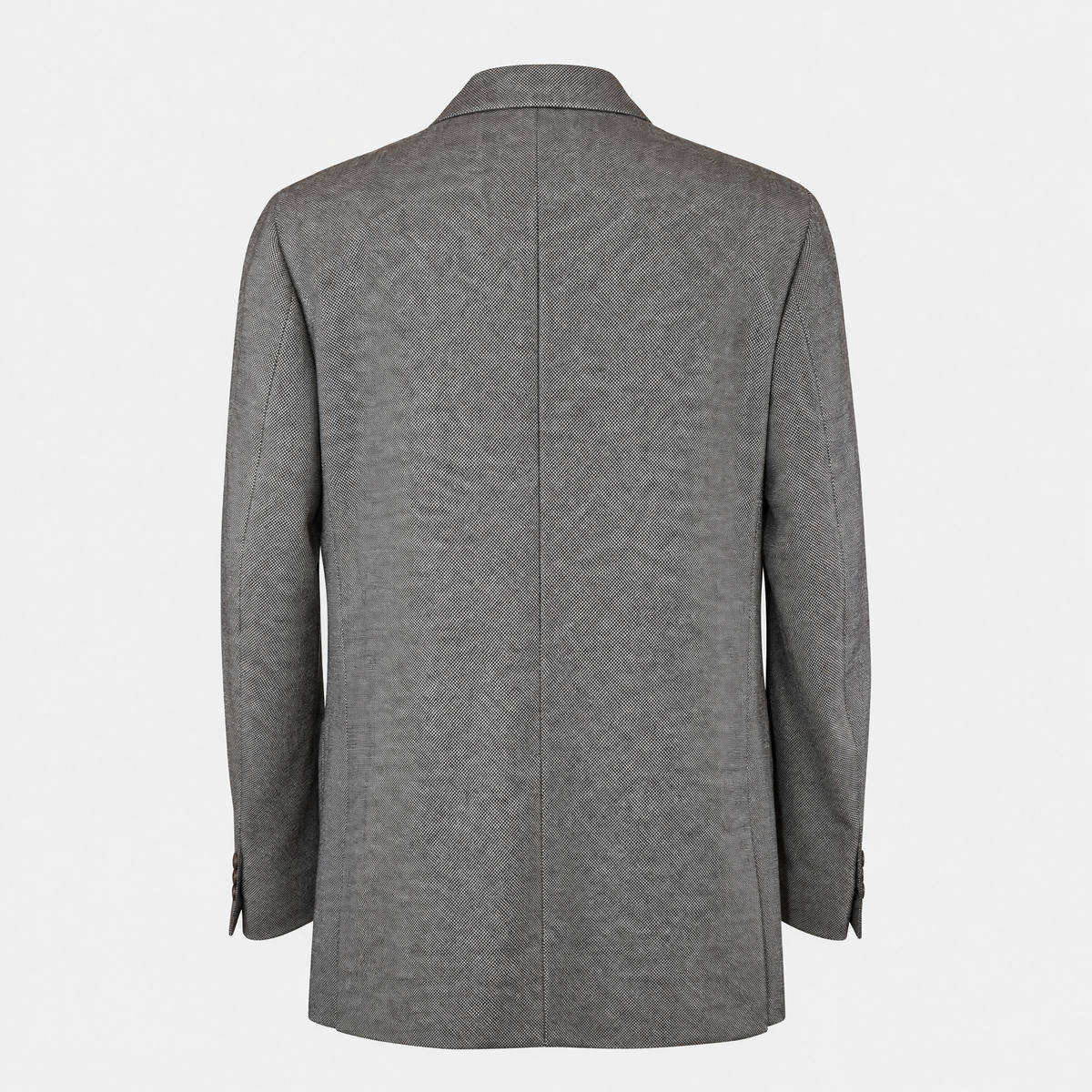Brown Offwhite Patterned Blazer
