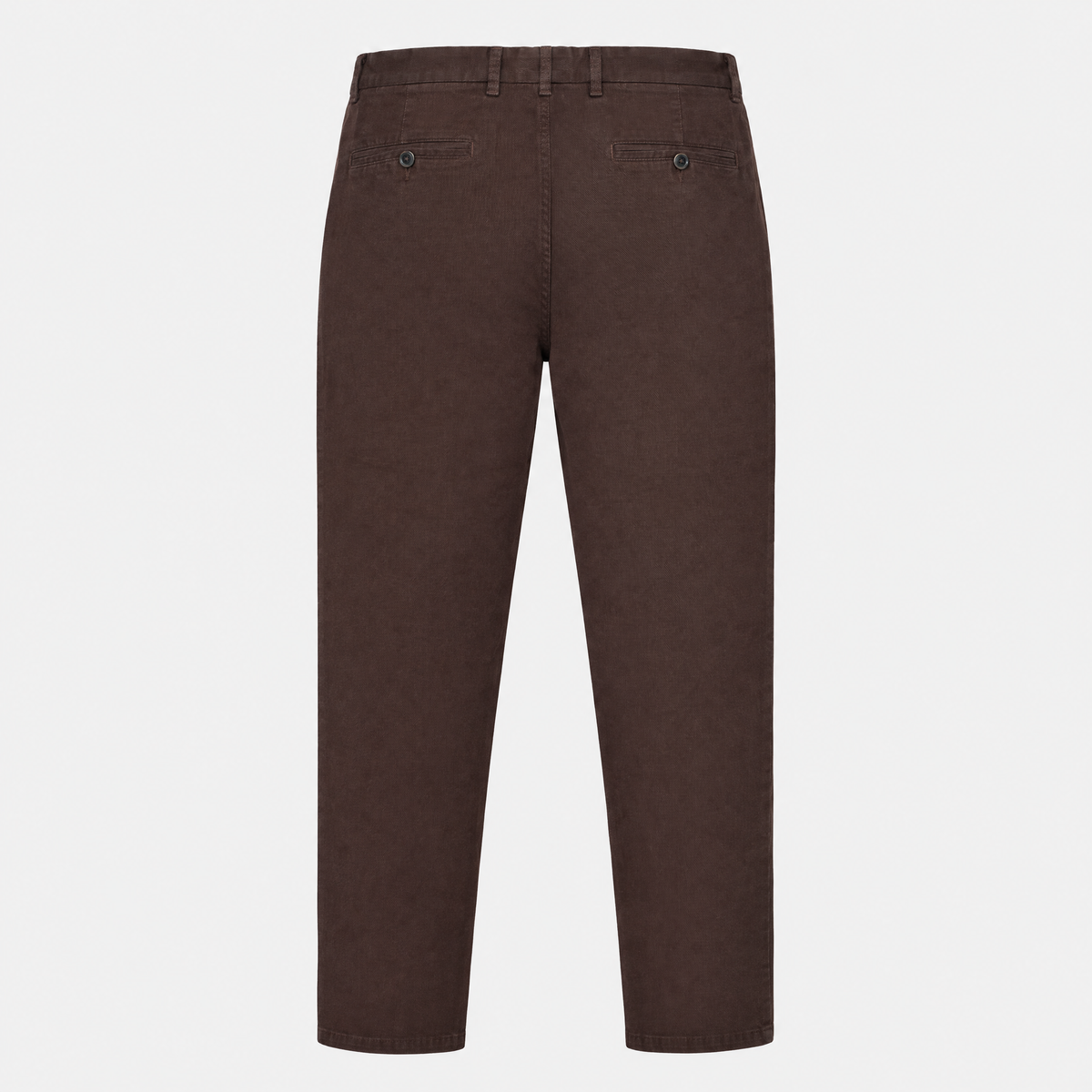 Dark Brown Cotton Pants