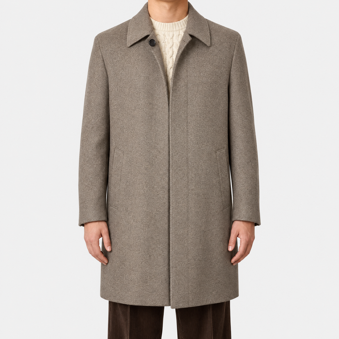 Greige Oasi Cashmere Coat