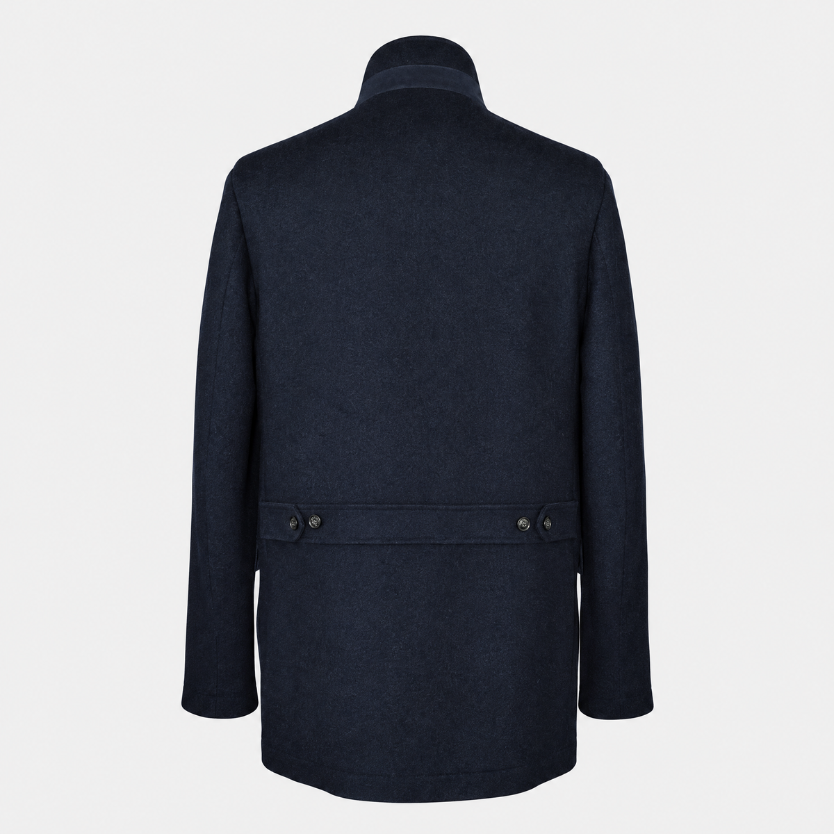 Navy Cashmere "Winter Voyager" Jacket