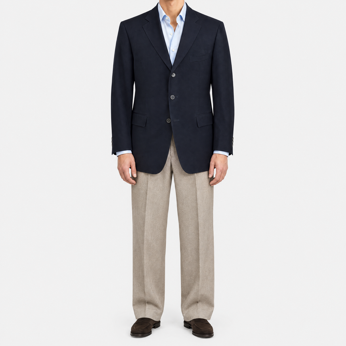 Navy Suit Wool