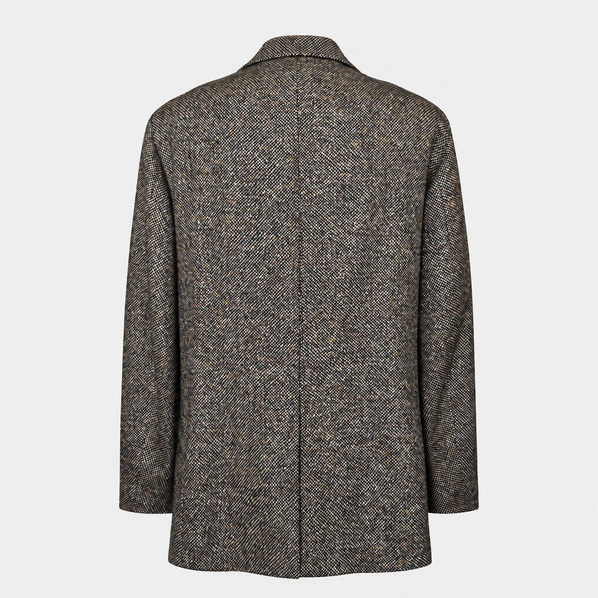 Brown Cashmere Tweed Blazer