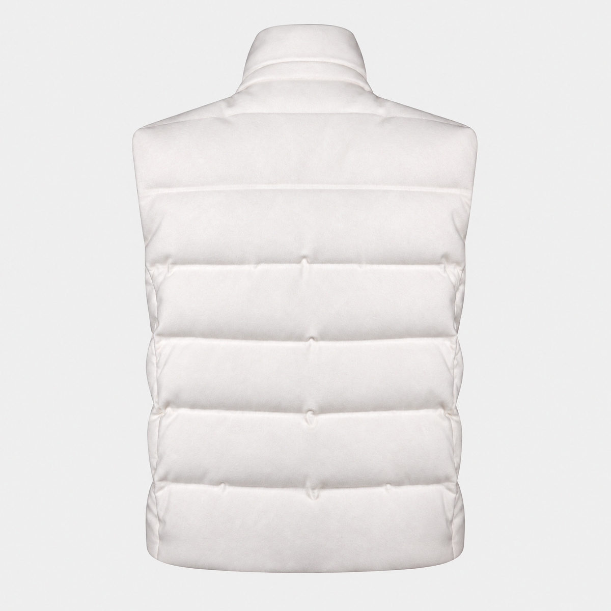 White Cashmere Down Gilet