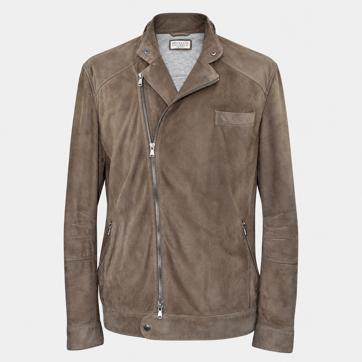Brown Suede Jacket L