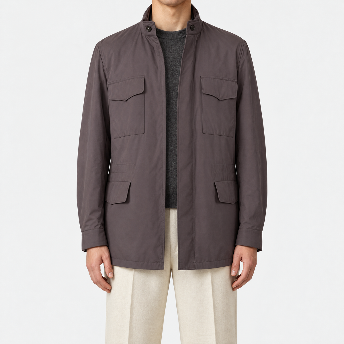 Black Coffee Cashmere Jacket