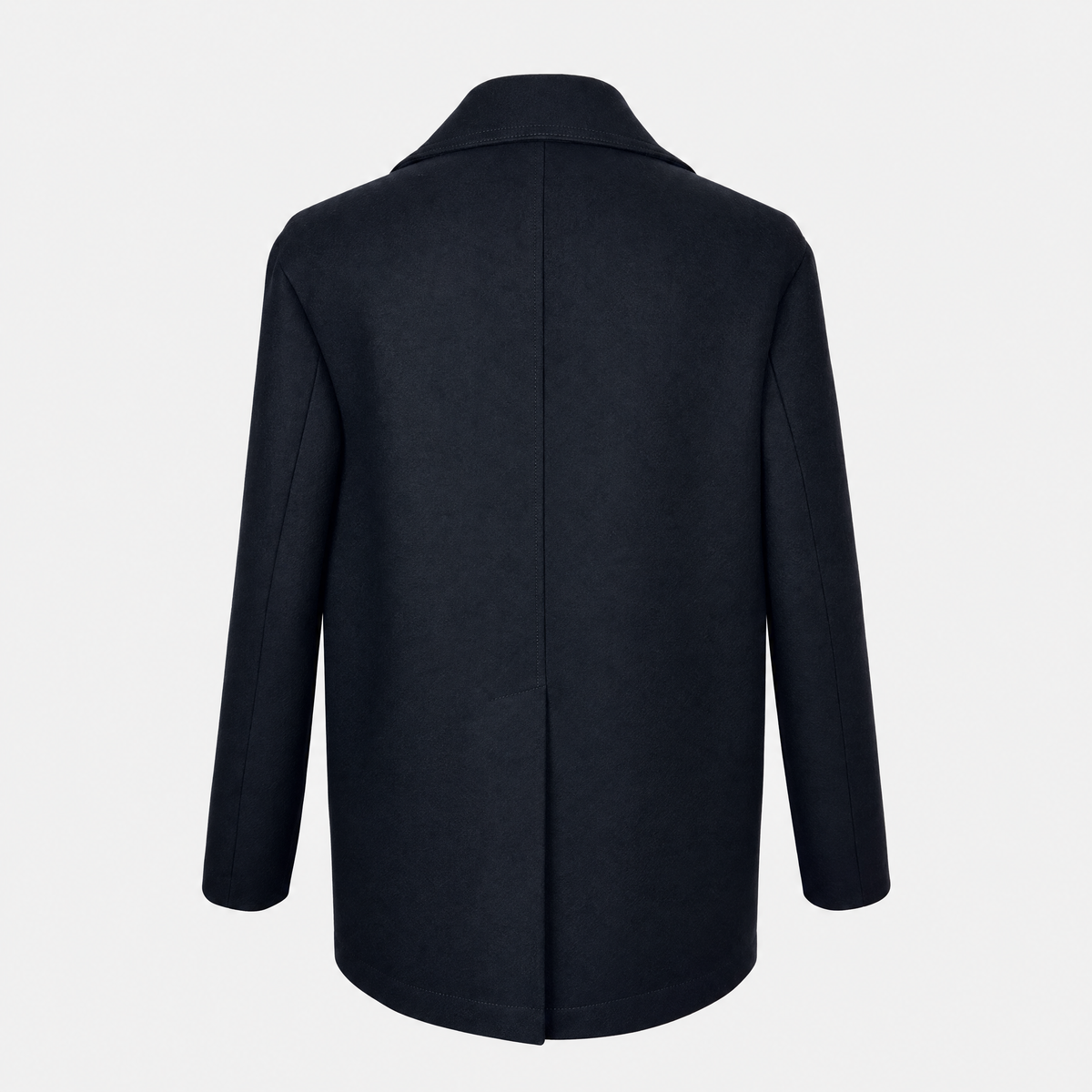 Navy Wool Caban