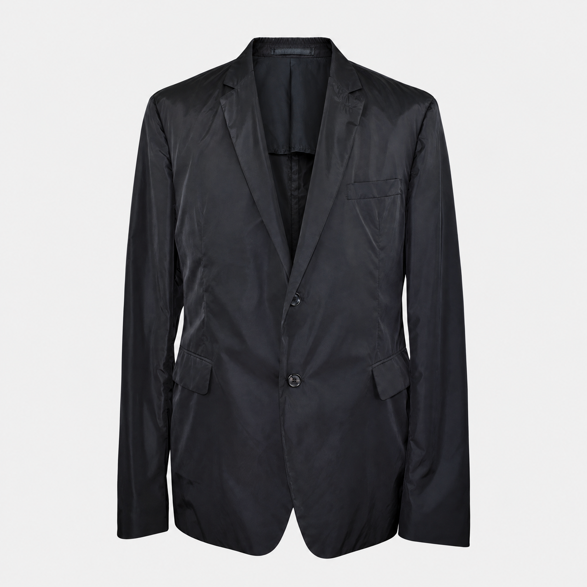 Black Polyester Blazer