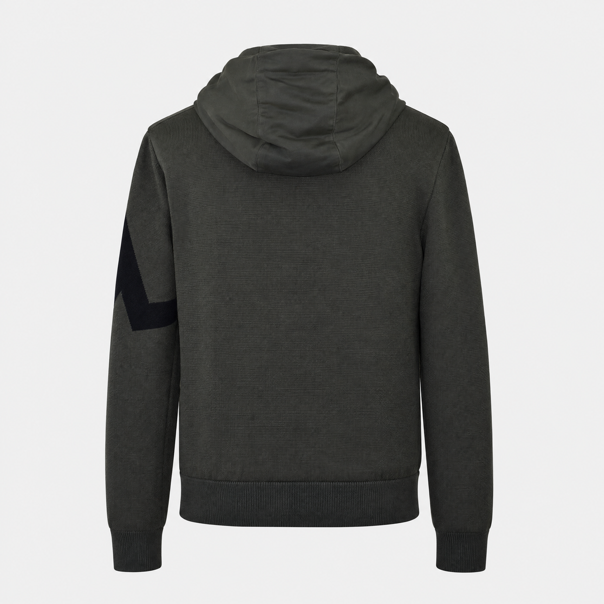 Khaki Hybrid Fabric Down Jacket (L)