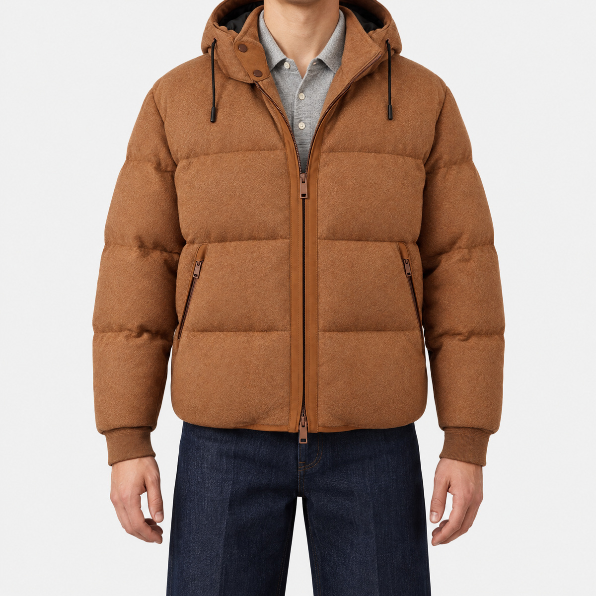 Oasi Cashmere Down Puffer Foliage