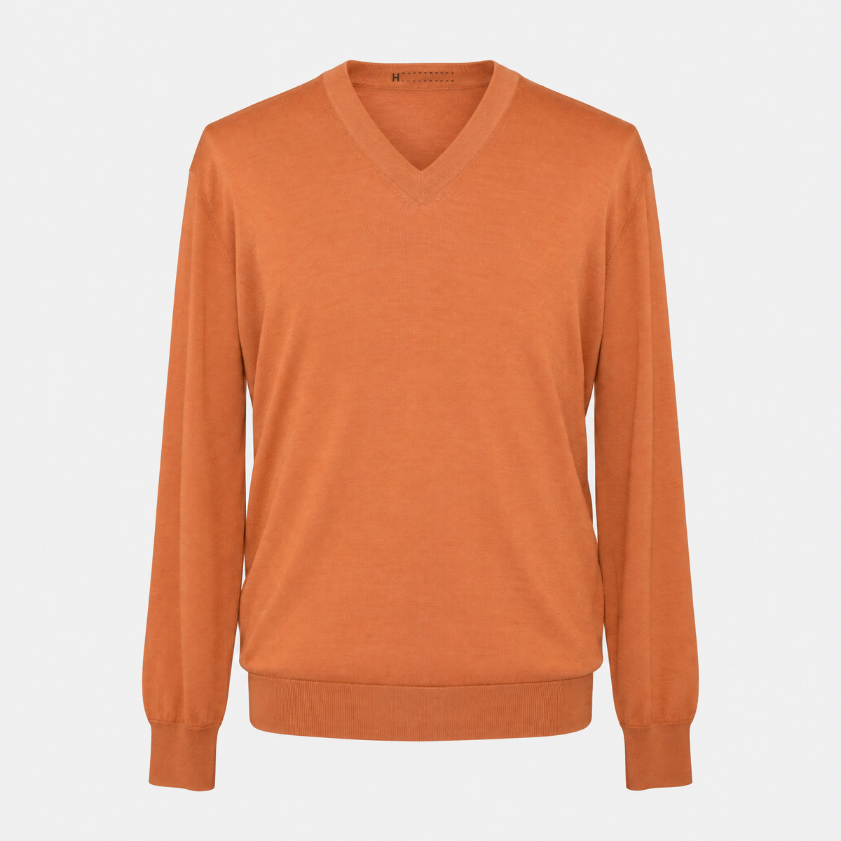 Orange Merino Wool Sweater