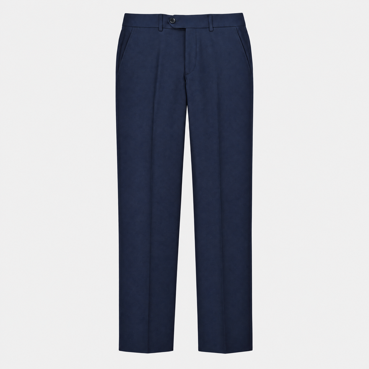 Navy Virgin Wool Trousers
