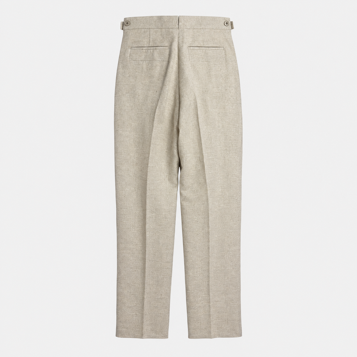 XXX Linen Silk Hemp Trousers Ecru