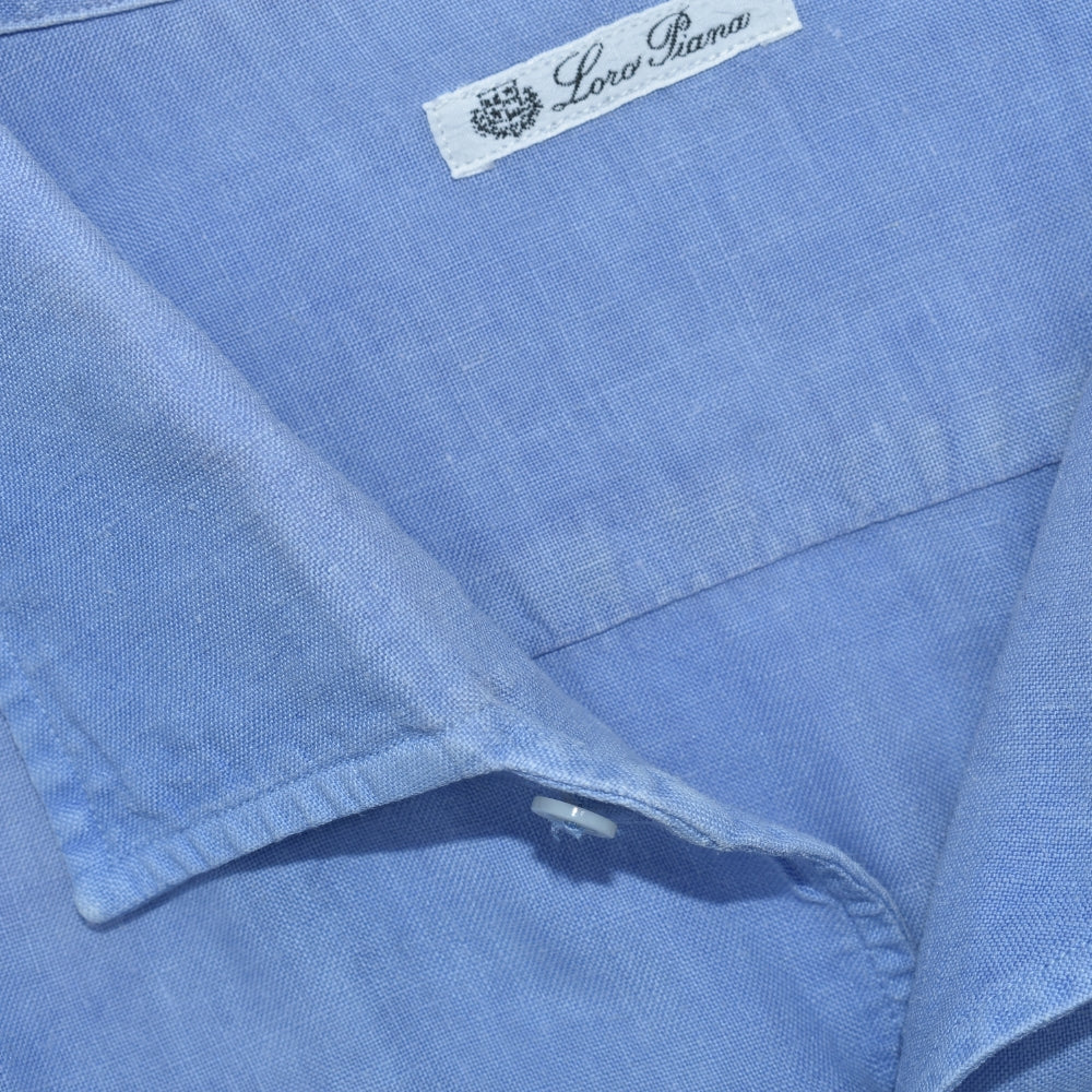Light Blue Linen Shirt