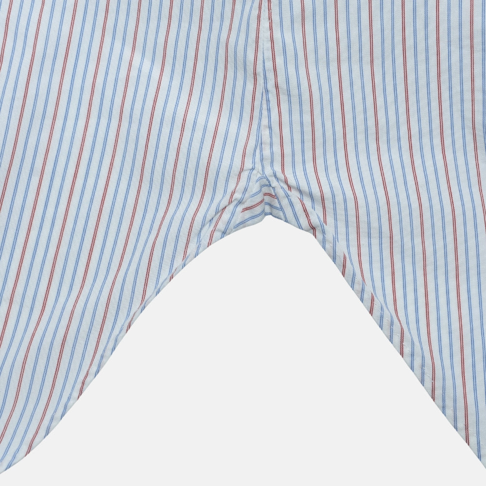 White Red Blue Stripe Shirt