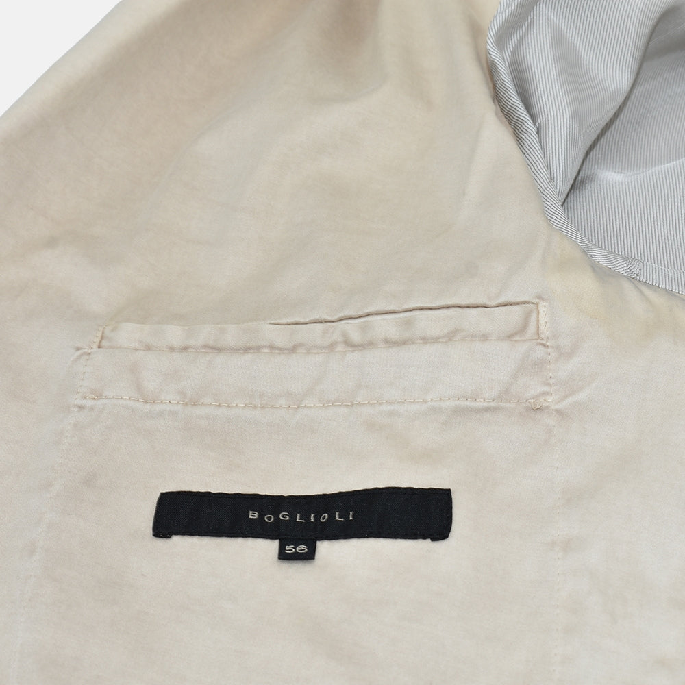 Beige Cotton Blazer