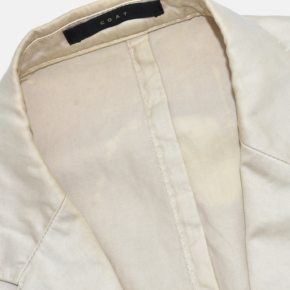 Beige Cotton Blazer