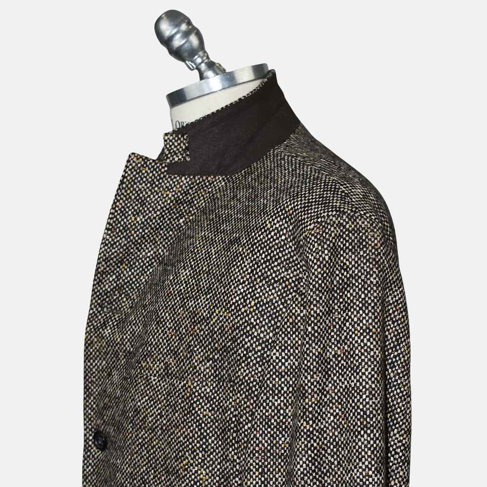 Brown Cashmere Tweed Blazer