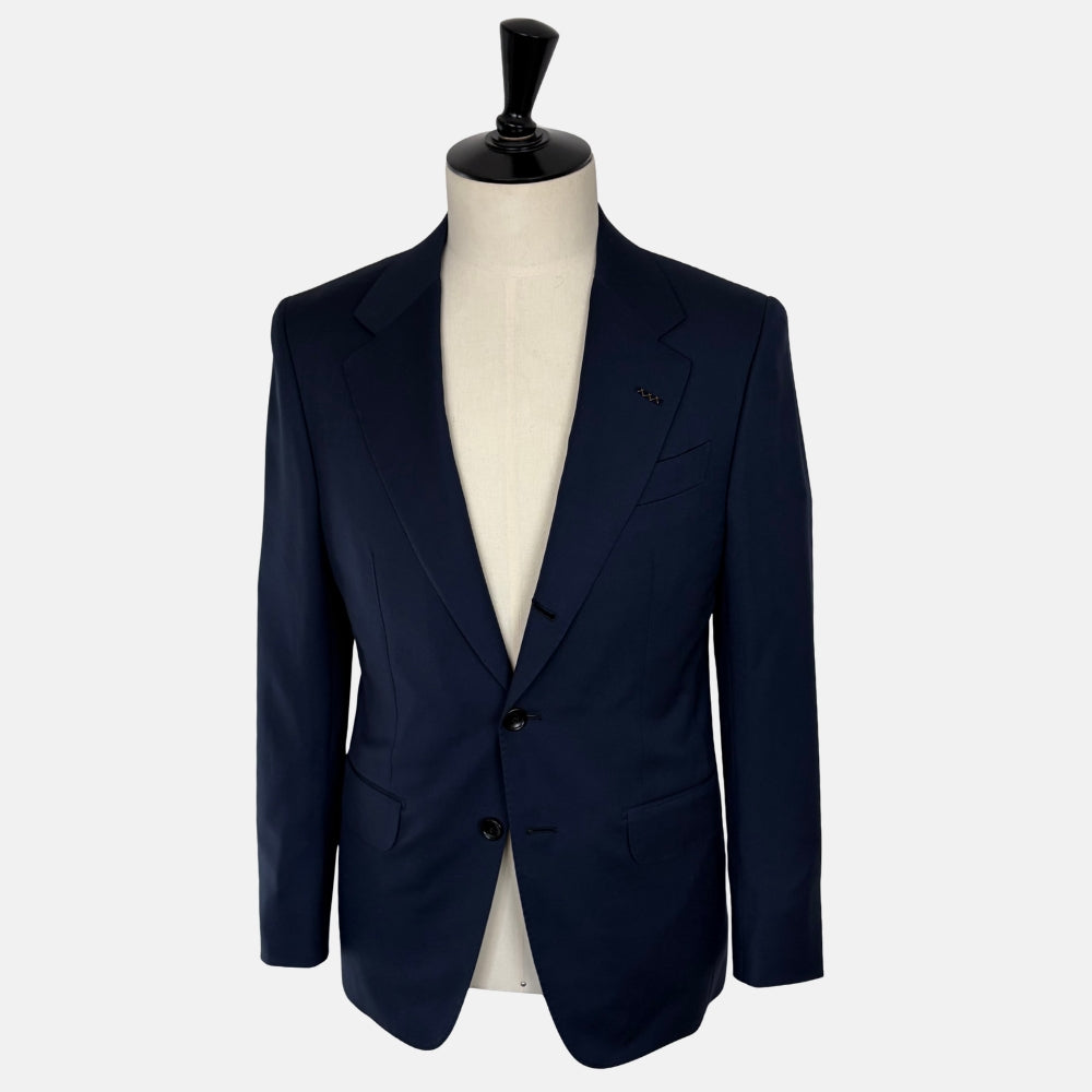 XXX Wool Three-Button Jacket Navy