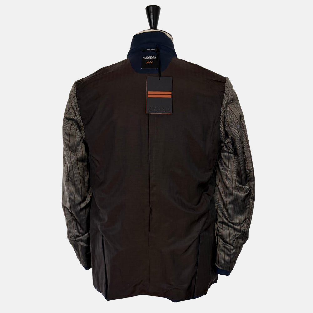 XXX Wool Three-Button Jacket Navy