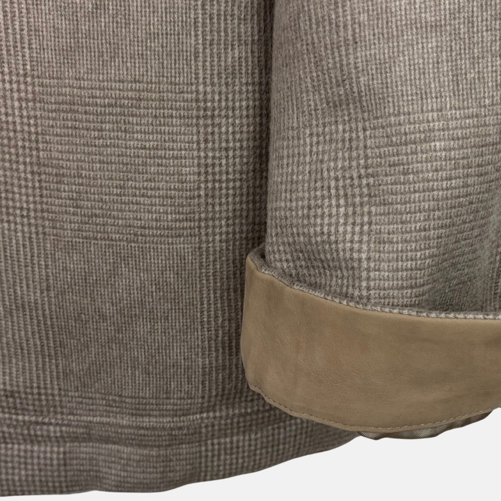 Ecru Patterned Il Conte Cashmere Jacket