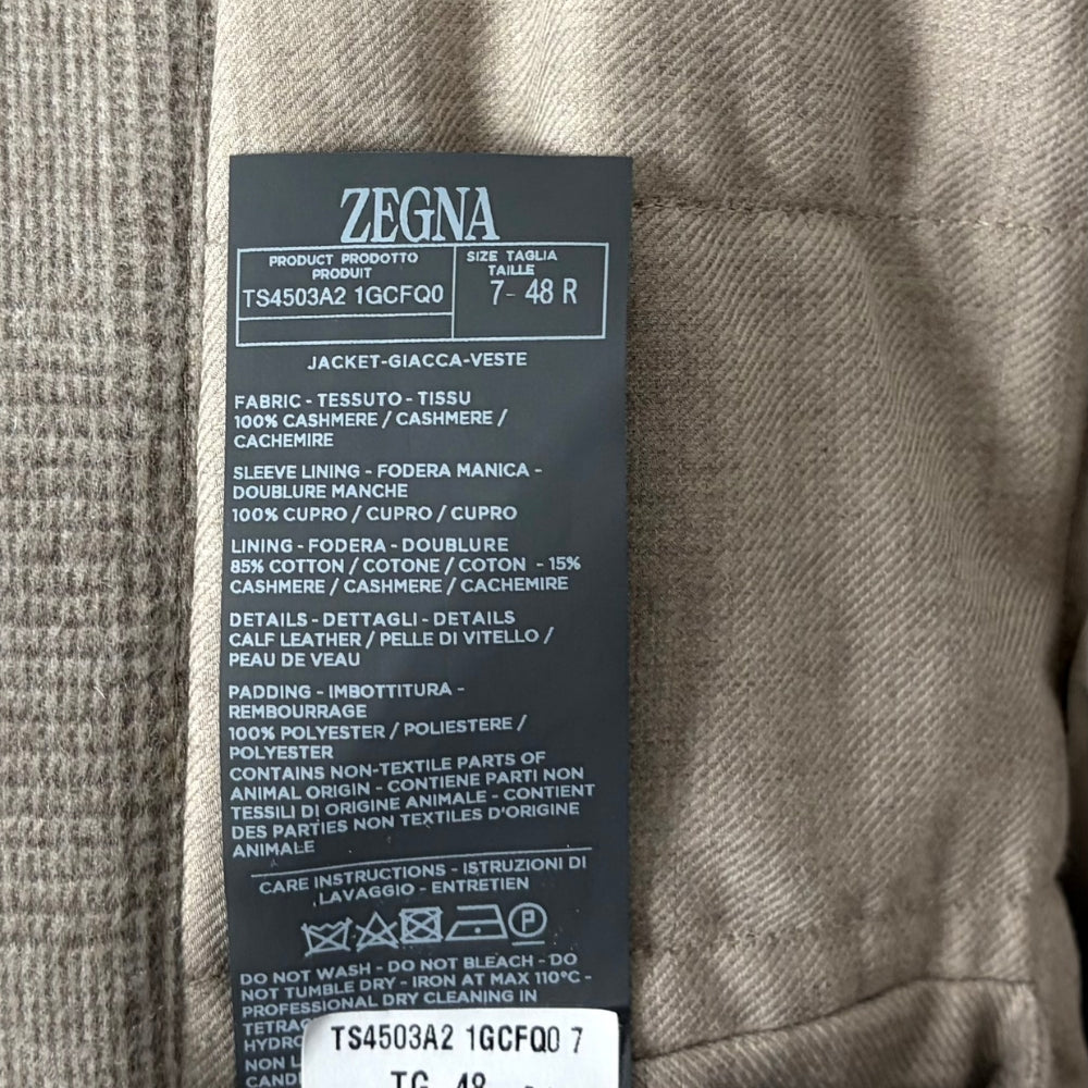 Ecru Patterned Il Conte Cashmere Jacket
