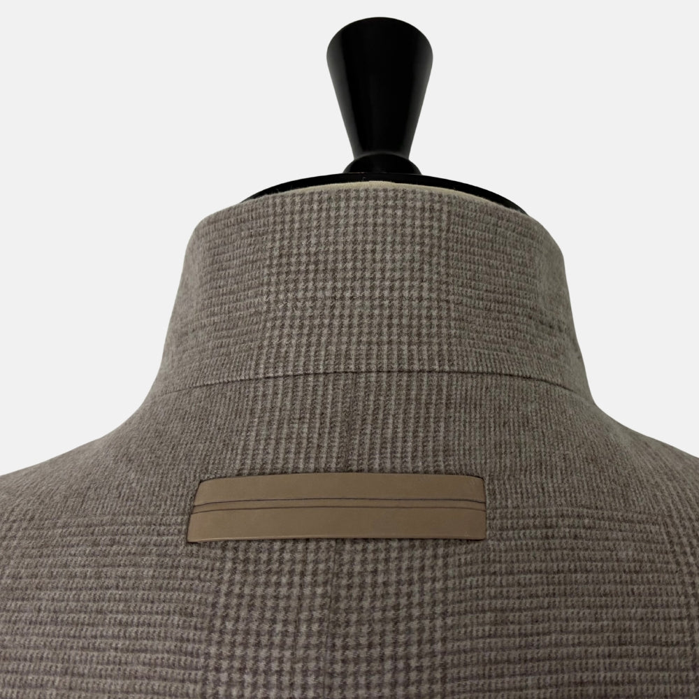 Ecru Patterned Il Conte Cashmere Jacket