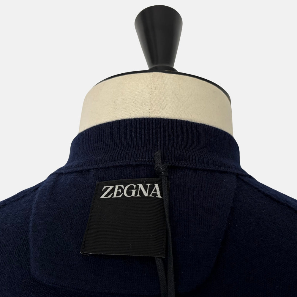 Navy Cashmere Vest