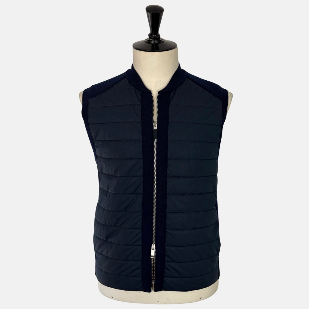 Navy Cashmere Vest