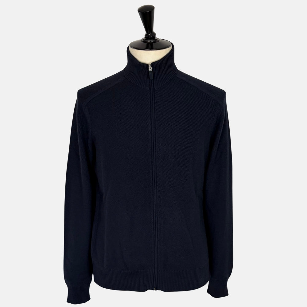 Navy Cashseta Cardigan
